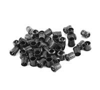 Irfora Support de Douille de Lampe LED, Support en Nylon Noir, 50 Pièces, Douille Diode pour Montage Lunette avec, 3mm 5mm 8mm 10mm Utile (10mm)