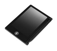 Irfora Tableau D'écriture Manuscrite de 4,5 Pouces avec Panneau LCD Flexible, Tablette à Dessin pour Enfants avec Mémo, Note, Rappel de Liste, Pratique D'écriture Simple, Compact, (Noire)