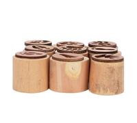 Irfora Tampons Animaux en Bois - Ensemble Créatif de Bricolage de 9 | Parfait pour les embellissements, Bois durable et robuste, Idéal pour l\'éducation, l\'apprentissage amusant