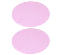Irfora Tapis de Pétrissage en Silicone Antiadhésif avec Tapis à Rouler la Pâte, Doublure de Plaque à Pâtisserie pour Support de Plateau Tournant à Gâteau, sans BPA, Rose, 12 Pouces de