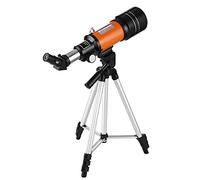 Irfora Télescope astronomique 150X haute performance 70 mm télescope monoculaire avec lunette de visée 5 × 24 finder trépied filtre lunaire 3 lentilles Barlow pour Star Gazing Bird Watching Camping
