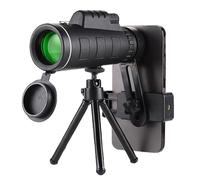Irfora Télescope Monoculaire pour Adultes, Monoculaire à Prisme BAK4 avec Trépied, Adaptateur pour Smartphone, Observation des Oiseaux en Plein Air, Léger (Ensemble Configuration Standard avec)