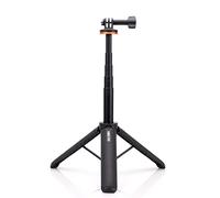 Irfora TP-08 Perche à selfie pour caméra de sport en alliage d'aluminium 51 cm/20,1 pouces max. remplacement de hauteur pour GoPro 11/10/9 Vlog Live Streaming Selfie Enregistrement vidéo