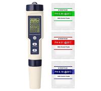 Irfora Water Quality,5 en 1 Multiparamètres Professionnel Testeur de Bits PH/EC/TDS/Saline/Thermomètre Numérique Multifonctions Testeur de Qualité de l'eau