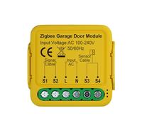 Irfora ZigBee Ouvre-portail Module de contrôle intelligent de porte de garage Télécommande de téléphone portable Contrôle par application Compatible avec et maison pour commande vocale