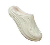 IRGVJIFR Chausson Hiver Pantoufles en coton for homme, chaudes et moelleuses, idéales for l'automne l'hiver, à porter l'intérieur comme l'extérieur. Parfaites for la maison chambre(Beige,40-41)