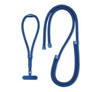 IRGVJIFR Cordon Telephone Portable Cordon de téléphone portable 3 en 1 commutable, longueur réglable, universel, for étui(Blue)