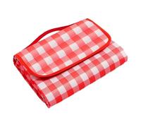 IRGVJIFR Couverture de Pique Nique Tapis De Pique-Nique Résistant À L'humidité, Portable, for Sortie De Printemps, Camping, Épais, Non Tissé, Léger, Pliable, for La Plage(Red,1x1.5m)