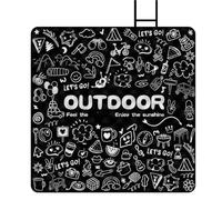 IRGVJIFR Couverture de Pique Nique Tapis De Pique-Nique Stylisé, Camping Portable Et Résistant À L'humidité 2x2 avec Base en Film D'aluminium Épais, Plage Paresseux Lavable Machine(Color3)