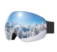 IRGVJIFR Lunette de Ski Lunettes de Ski for Sports Plein air, Protection, Masque for Hommes et Femmes, Anti-buée, Grand Visage, Lunettes Neige, Snowboard pour l'hiver(Space Cat Strap)