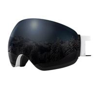 IRGVJIFR Lunette de Ski Lunettes de Ski for Sports Plein air, Protection, Masque for Hommes et Femmes, Anti-buée, Grand Visage, Lunettes Neige, Snowboard pour l'hiver(Black)