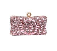 IRGVJIFR Sac de Soirée Pearl Bonbons mélange couleur pochette strass sacs de soirée fête diamants épaule chaîne à main sac(YM3218pink)