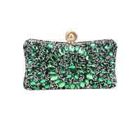 IRGVJIFR Sac de Soirée Pearl Bonbons mélange couleur pochette strass sacs de soirée fête diamants épaule chaîne à main sac(YM3218green)