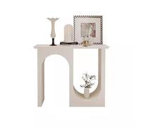 IRHIGBGX Modern Console Table Behind Couch, 2-Tier Narrow Entryway Table with Storage, Metal Sofa Accent Tables for Hallway/Entrance/Living Room/Foyer, Marble Top