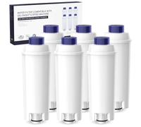 iRhodesy Filtre à Eau pour Machine à café, Filtre Delonghi Magnifica s Dinamica, ECAM, ETAM, ESAM, BCO, EC Séries, DLSC002 (Pack de 6)