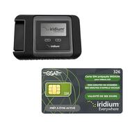 Iridium GO! Point d'accès Wi-FI Satellite + 1000 Mo de données et 500 Minutes vocales | Validité de 365 Jours | Couverture Mondiale | Voix & Données | Design Robuste
