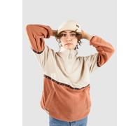 Iriedaily Holina Fleece Troyer Half-Zip Pull Polaire marron L