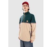 Iriedaily Monte Noe Troyer Half-Zip Pull polaire vert XL