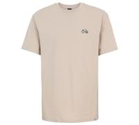 Iriedaily T-Shirt 'Peaceride' sable / bleu / moka / noir, Taille M