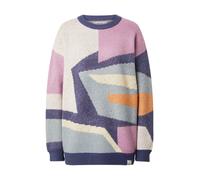 Iriedaily Pull-over 'Fady' marine / bleu clair / violet / orange, Taille L