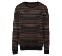 Iriedaily Pull-over 'Mineo' bleu marine / caramel / bordeaux / noir, Taille L