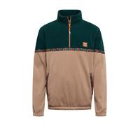 Iriedaily Pull-over 'Monte Noe' beige / bleu / vert / rouge, Taille S