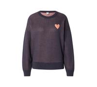 Iriedaily Pull-over 'Tilda' gris basalte / orange / rose / blanc, Taille S