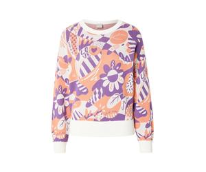 Iriedaily Pull-over 'Tilda' violet / orange / blanc cassé, Taille XS