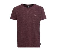 Iriedaily T-Shirt 'Chamisso' lie de vin / blanc, Taille XXL