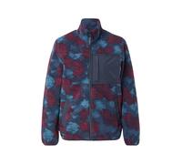 Iriedaily Veste en polaire 'Arkta' bleu marine / bleu clair / rouge rubis, Taille L