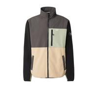 Iriedaily Veste en polaire 'Auf Deck' beige / gris foncé / vert pastel / noir, Taille XL