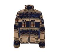 Iriedaily Veste en polaire 'Insaneia' marine / marron / kaki, Taille M