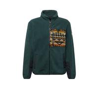 Iriedaily Veste en polaire 'Wonderer Track' vert / orange / noir / blanc, Taille L