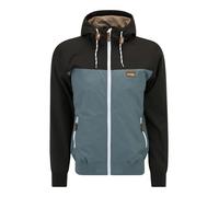 Iriedaily Veste fonctionnelle 'Auf Deck' bleu cyan / noir, Taille S