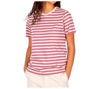 Iriedaily - Women's Stripe Basic Tee - T-shirt - M - plum