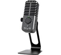 IK Multimedia Microphone USB iRig Stream Mic – Condensateur cardioïde USB-C 16 bits, entrée 3,5 mm