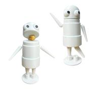 IRILXGAY Figurine Jouet, Mini Personnage De Dessin Animé, Motif Coloré, Maison, Bureau, Voiture, DéCoration De GâTeau d'anniversaire, Cadeau Surprise