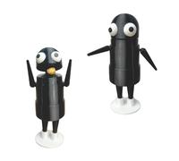 IRILXGAY Figurine Jouet, Mini Personnage De Dessin Animé, Motif Coloré, Maison, Bureau, Voiture, DéCoration De GâTeau d'anniversaire, Cadeau Surprise