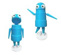 IRILXGAY Figurine Jouet, Mini Personnage De Dessin Animé, Motif Coloré, Maison, Bureau, Voiture, DéCoration De GâTeau d'anniversaire, Cadeau Surprise