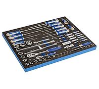 IRIMO Foam Vasos y accesorios de 1/2" y 1/4", destornilladores PH, planos y pozidriv - 60 piezas