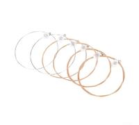 IRIN A31 Lot de 6 cordes pour guitare folk acoustique, noyau en acier au carbone avec enroulement en cuivre rouge, jeu de cordes résonantes en nylon ton chaud