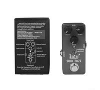 IRIN Pédale d'effet multifonction pour guitare combinant Wah, Distortion, Overdrive, Delay, Reverb et Compressor (Gris)