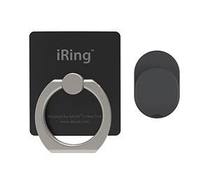 iRing, AAUXX - Ensemble Haut de Gamme : Maintien sécurisé et Fonction Support pour Smartphones et tablettes, avec Le Support Le Plus Simple pour Smartphones.