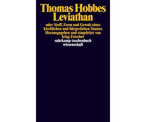 Iring Fetscher Leviathan oder Stoff, Form und Gewalt eines kirchlichen (Poche)