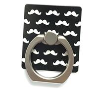 iRing Premium MOUSTACHE style anneau mobile barre d'appui pied-support voiture pour smartphones, téléphone portable, support, ORIGINAL, compatible iPhone 6/6Plus/6s/5, galaxy note/sony/s6 xperia z5 lG nexus 5 x g4/g8 p8, huawei, hTC one/m9 a9 desire