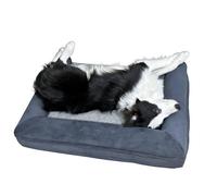 IRIRI Canapé-lit orthopédique for Chiens et Chats, Coussin Lavable, Housse Amovible, Fond antidérapant(2X:120 * 80 * 21 CM)