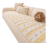 IRIRI Housse de Coussin de canapé en Velours de Lait Doux | Coussin de canapé antidérapant avec Design matelassé(Pink Butterfly Pad,45 * 45cm)