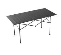 IRIRI Table Pliante D'extérieur Robuste - Table de Camping Portable, Construction en Acier Au Carbone - Design Compact et Enroulable for Pique-nique et Barbecue (3 Tailles: Carrée/longue/extra-longue)