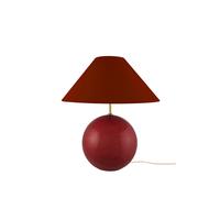Globen Lighting Lampe de table Iris 35 39 cm Bourgogne