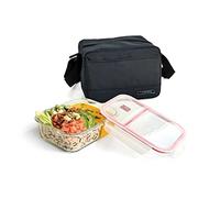 Iris Barcelona IIRIS Dome lUNCHBAG dE Conservation pour rÉFRIGÉRATEUR avec tHERMALMATERIAL Haute Noir